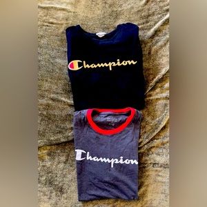 Set of two Champion brand T-shirts